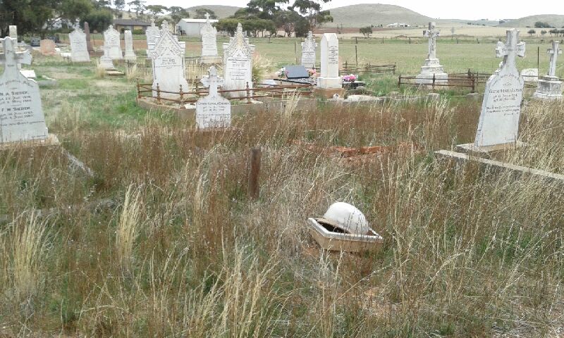 Emmaus Cemetery 2016 at beginning of project