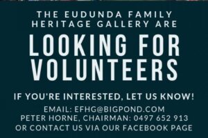 Eudunda Family Heritage Gallery Looking For Volunteers