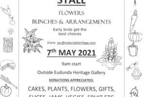 Buy Flowers for Mother’s Day & Visit Our Stall on 7th May