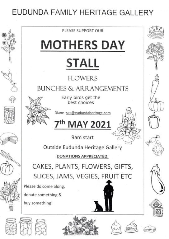 Buy Flowers for Mother’s Day & Visit Our Stall on 7th May