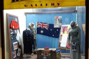 Eudunda Heritage Window Display Remembers ANZAC – April 2023