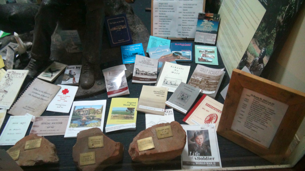 Eudunda Family Heritage Gallery - Front Window display - Local Authors - right view