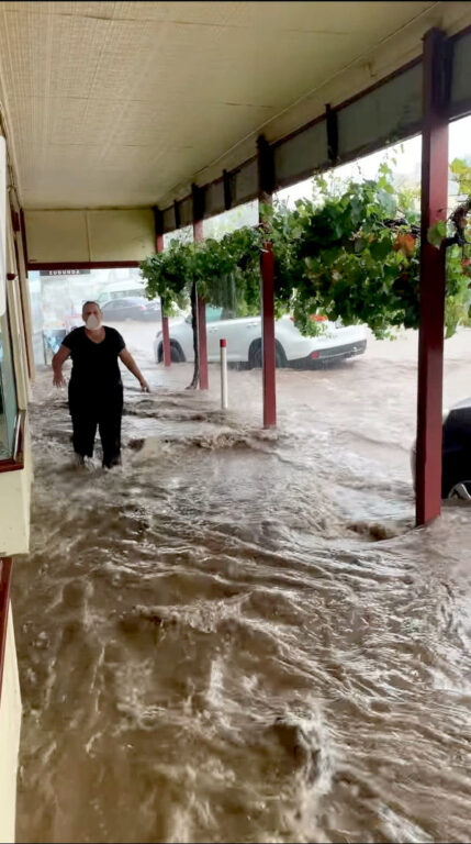 Gallery Partly Flooded During Freak Storm