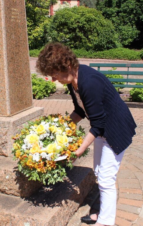 Wreath Laid By Heritage Gallery At Remembrance Day Ceremony