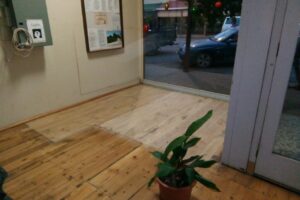 Prompt Repairs To Gallery Floor After Flood Damage